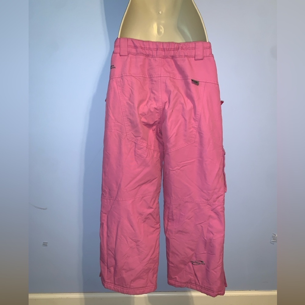 Obermeyer Pink Cargo snow Pants size 10 husky juniors snowboarding ski - Picture 2 of 6